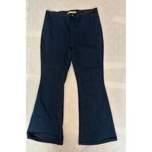 Ella Moss Nightfall Blue Pull on Flare Stretch Bell Jeans Womens Sz 12\31